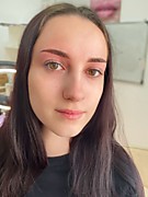 Перманентный макияж бровей -растушовка