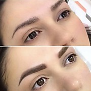 Перманентный макияж бровей-растушовка